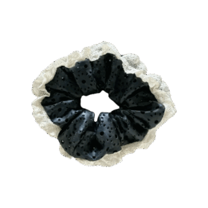 lace noir tie