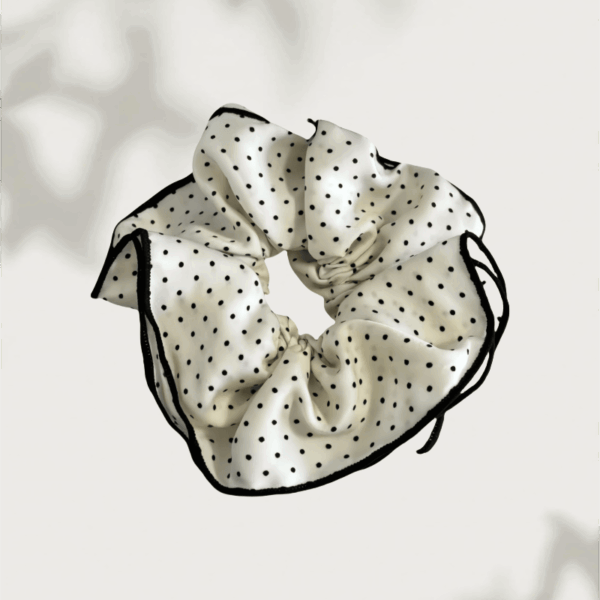 snow dot luxe tie