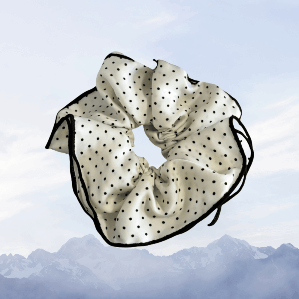 snow dot luxe tie