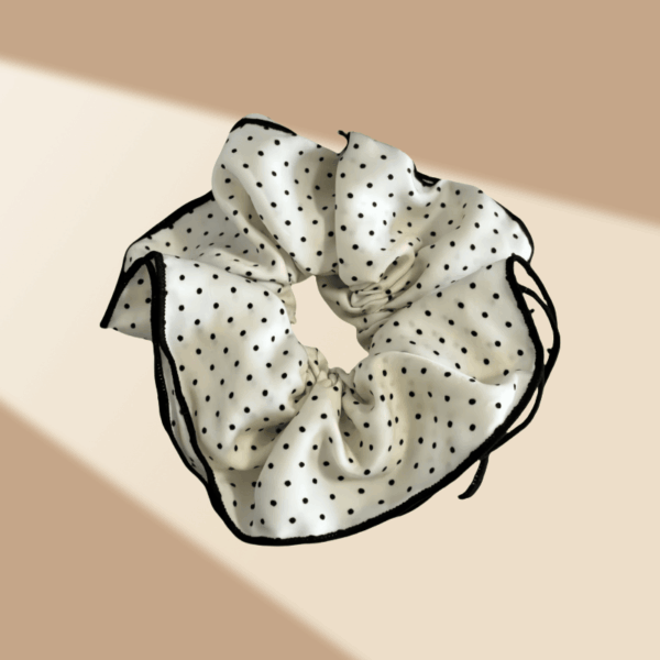 snow dot luxe tie